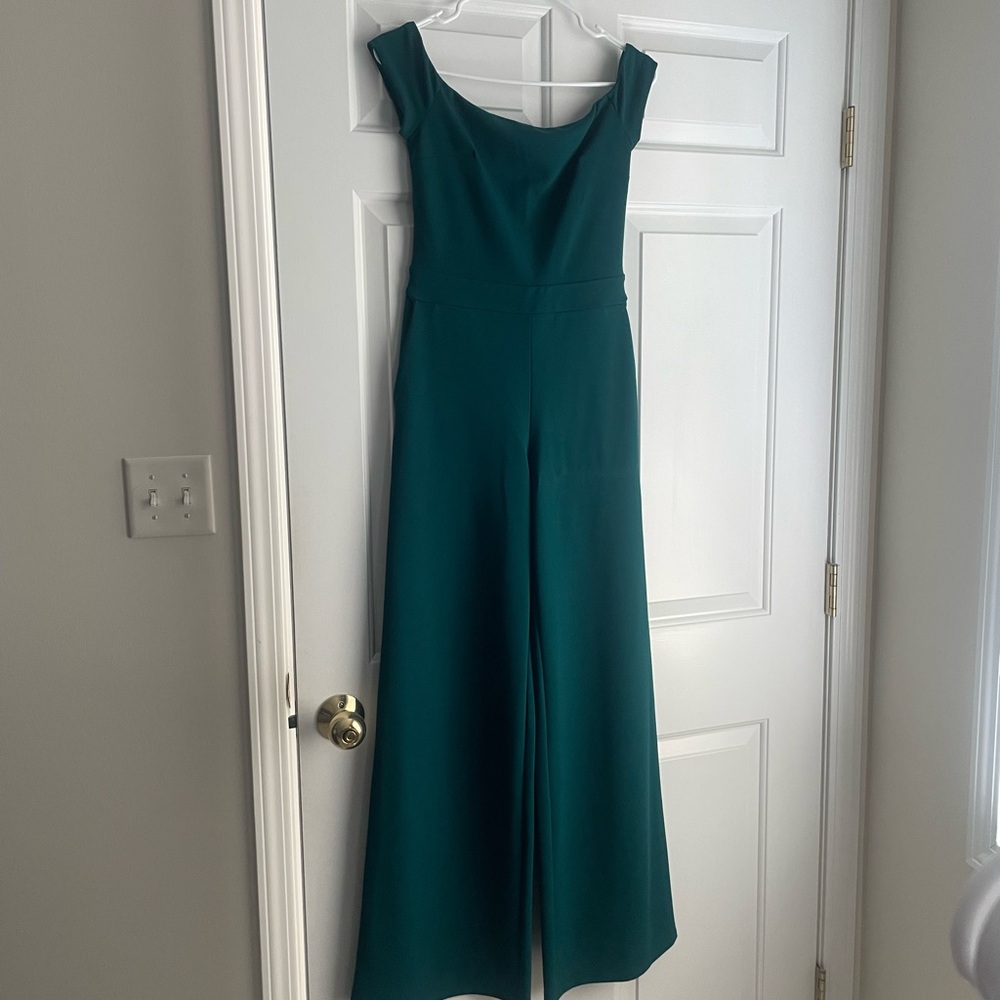 Elegant Teal Jumpsuit